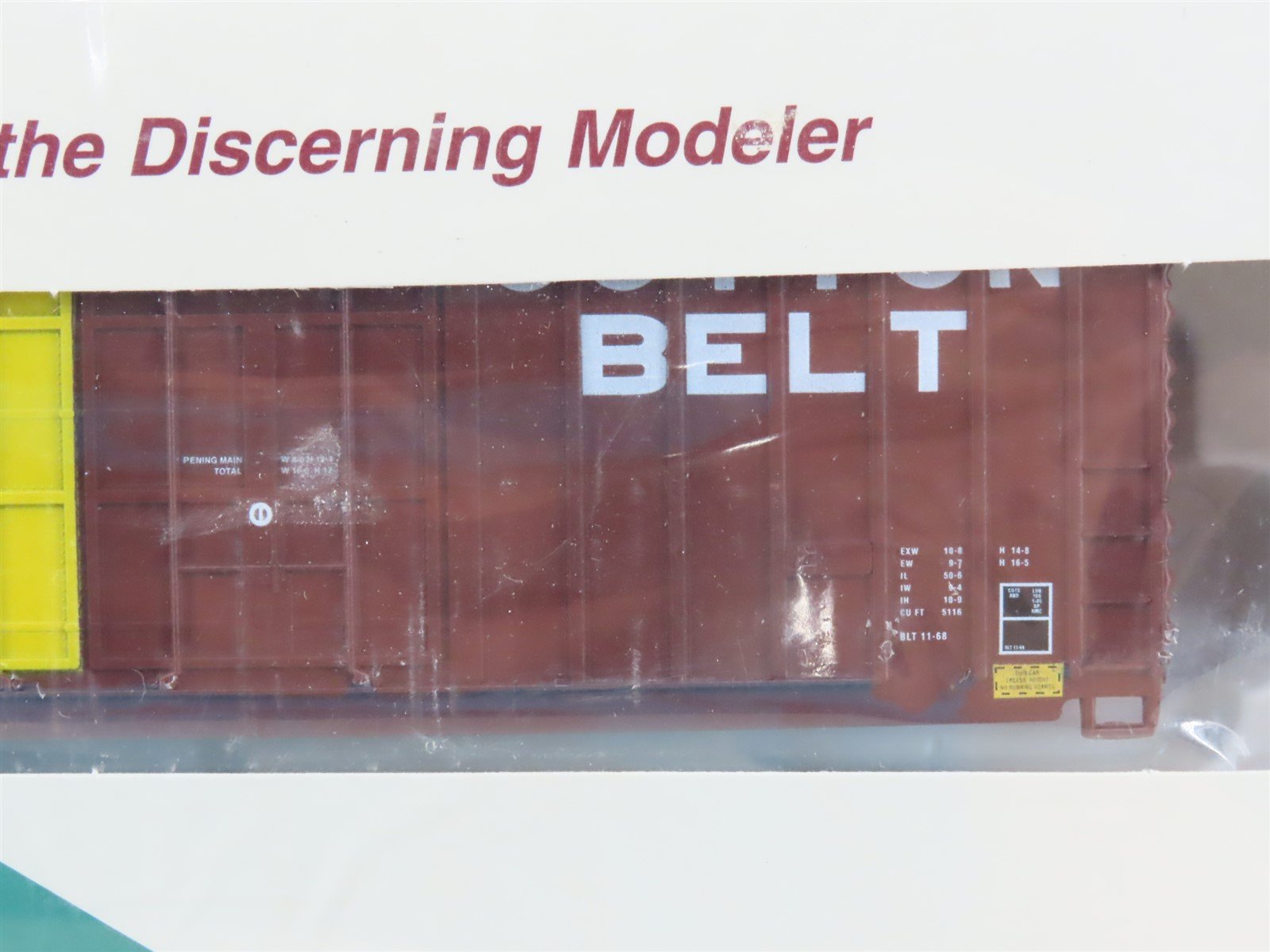 HO Scale LBF Kit 1395 SSW Cotton Belt 50' Hi-Cube Box Car #61538 - SEALED