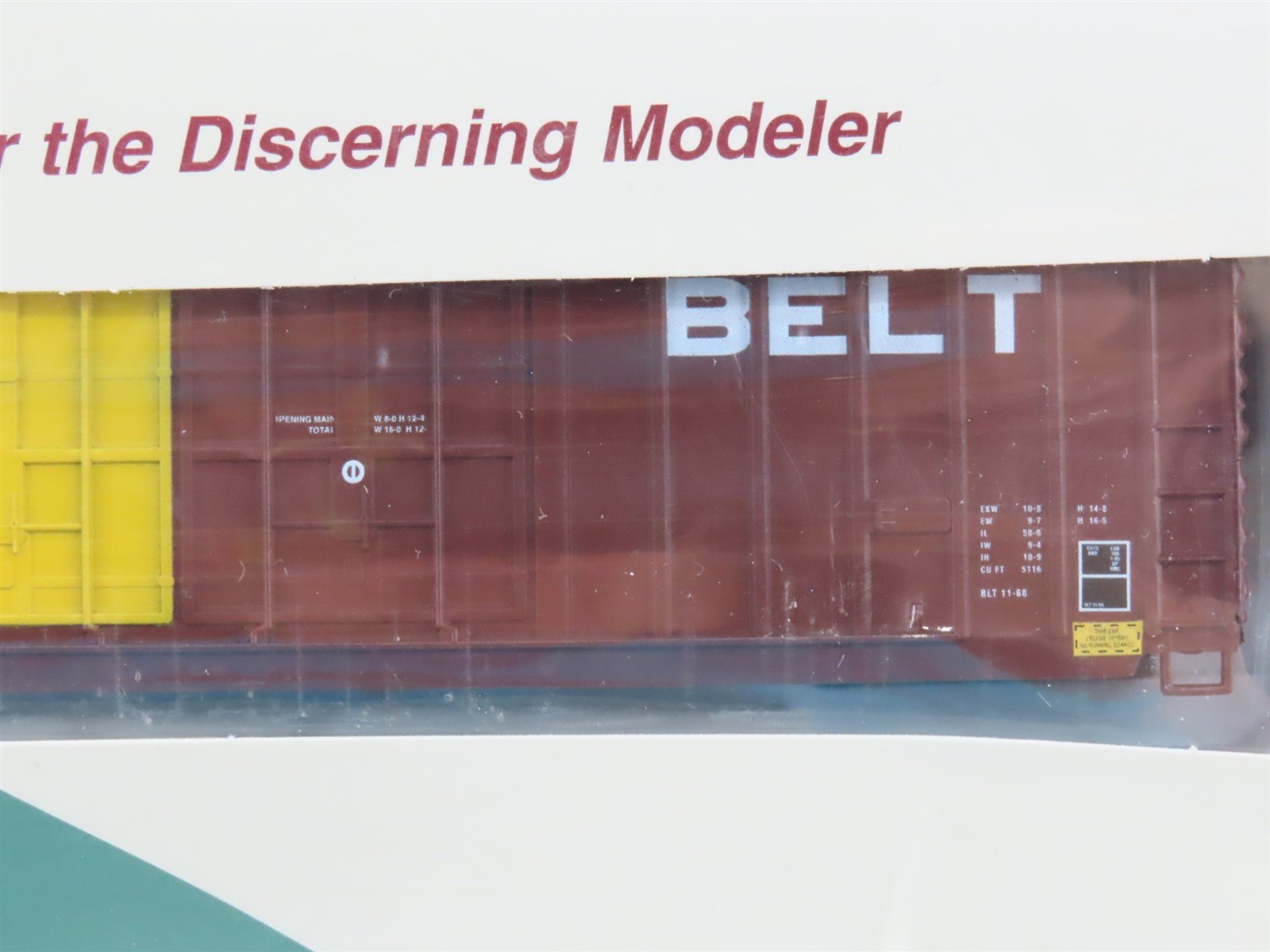 HO Scale LBF Kit 1395 SSW Cotton Belt 50' Hi-Cube Box Car #61541 - SEALED