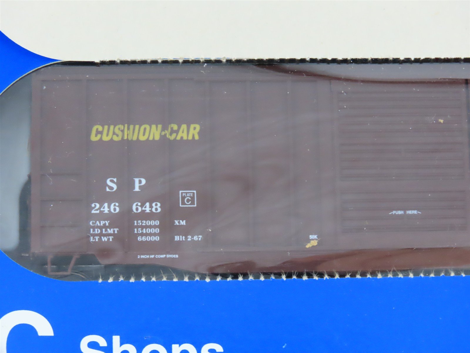 HO Scale E&C Shops 1001-1 SP Southern Pacific 52' Double Door Box Car #246648