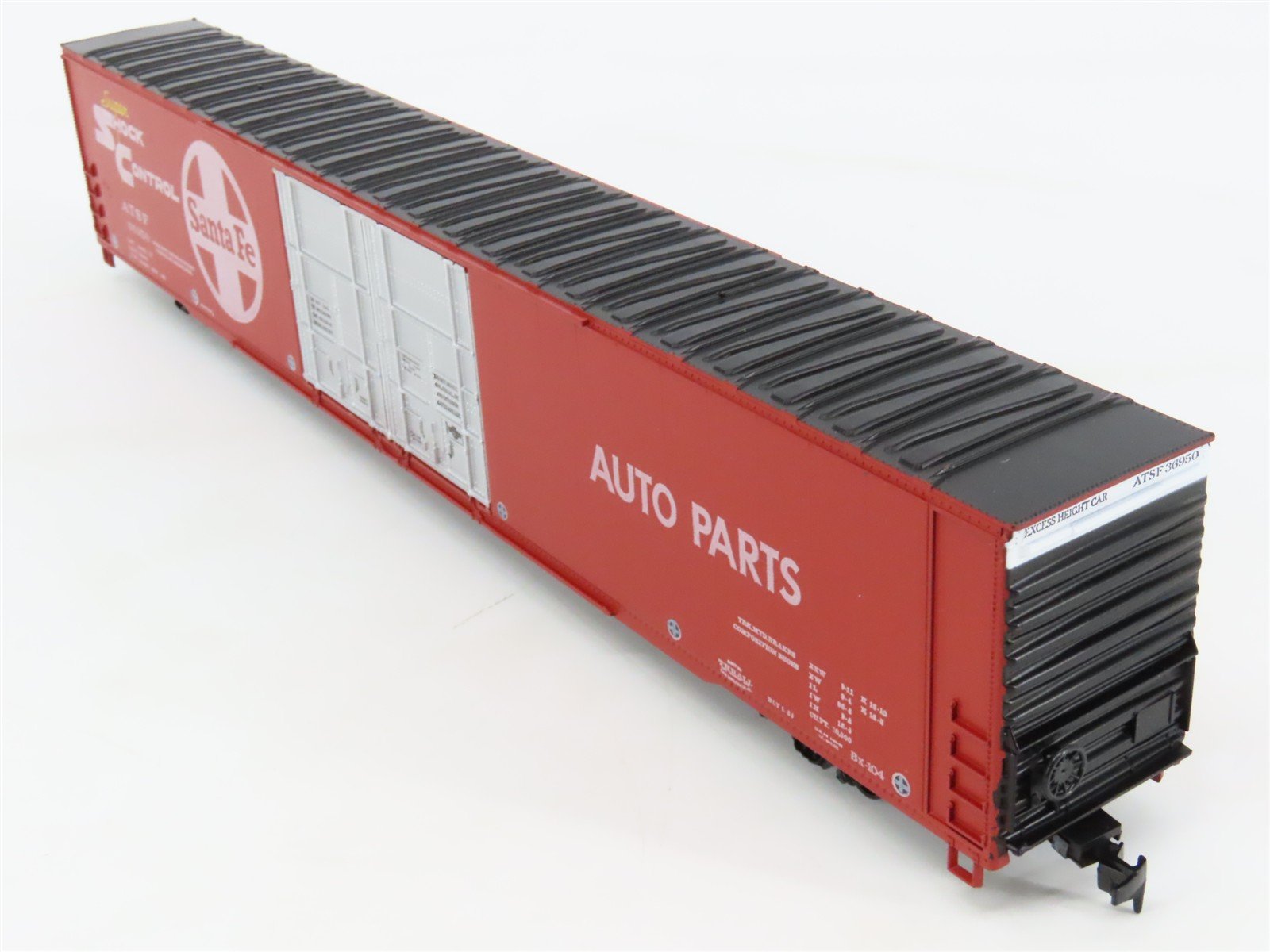 HO Scale Athearn 1975 ATSF Santa Fe Railroad 86' Hi Cube Box Car #36950