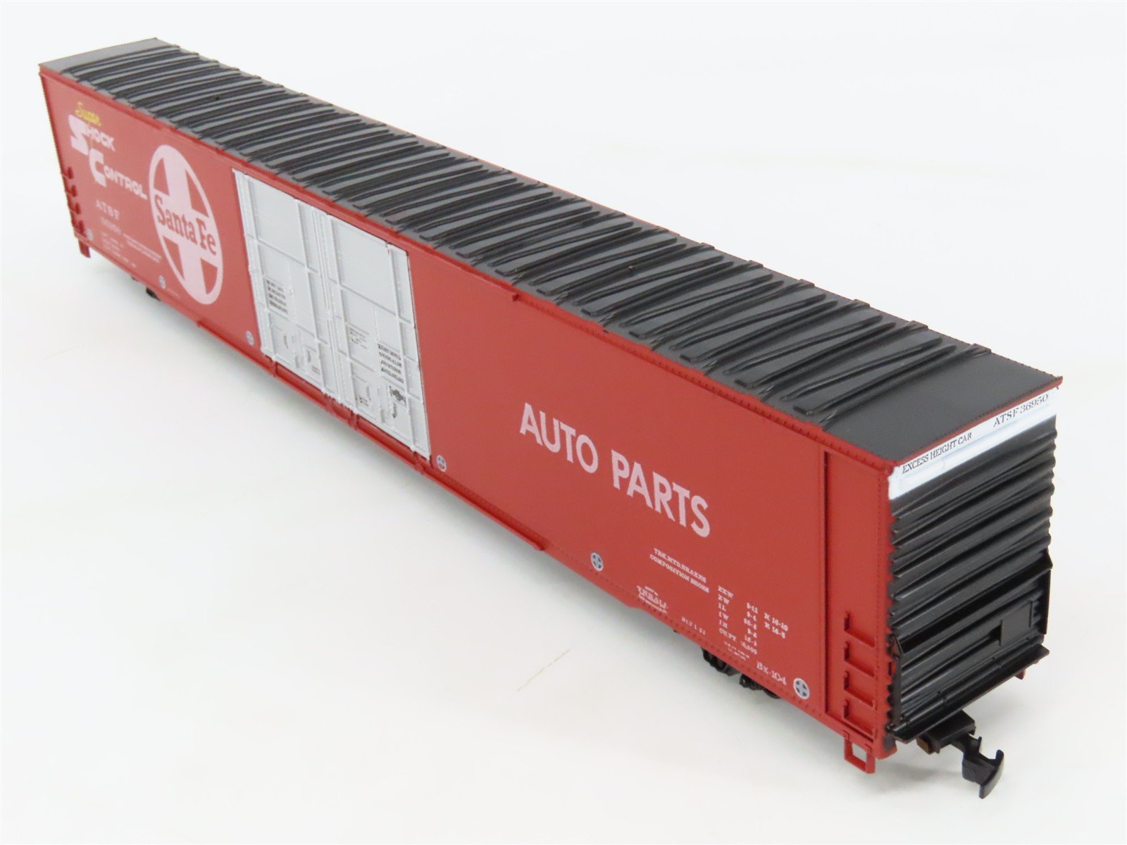 HO Scale Athearn 1975 ATSF Santa Fe Railroad 86' Hi Cube Box Car #36950