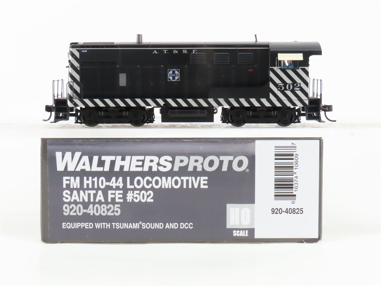 HO Walthers Proto 920-40825 ATSF Santa Fe H10-44 Diesel Loco #502 wDCC & Sound