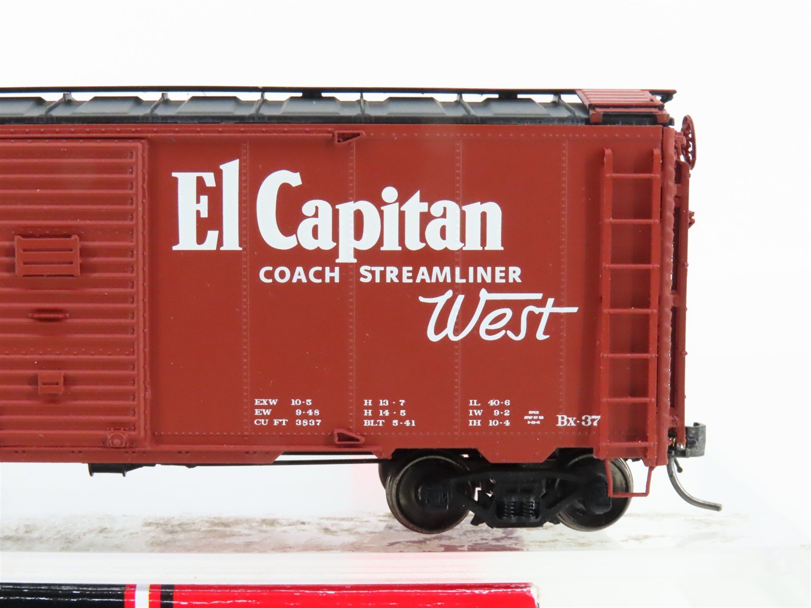 HO Scale Intermountain 45833-02 ATSF Santa Fe 40' 1937 AAR Boxcar #142190