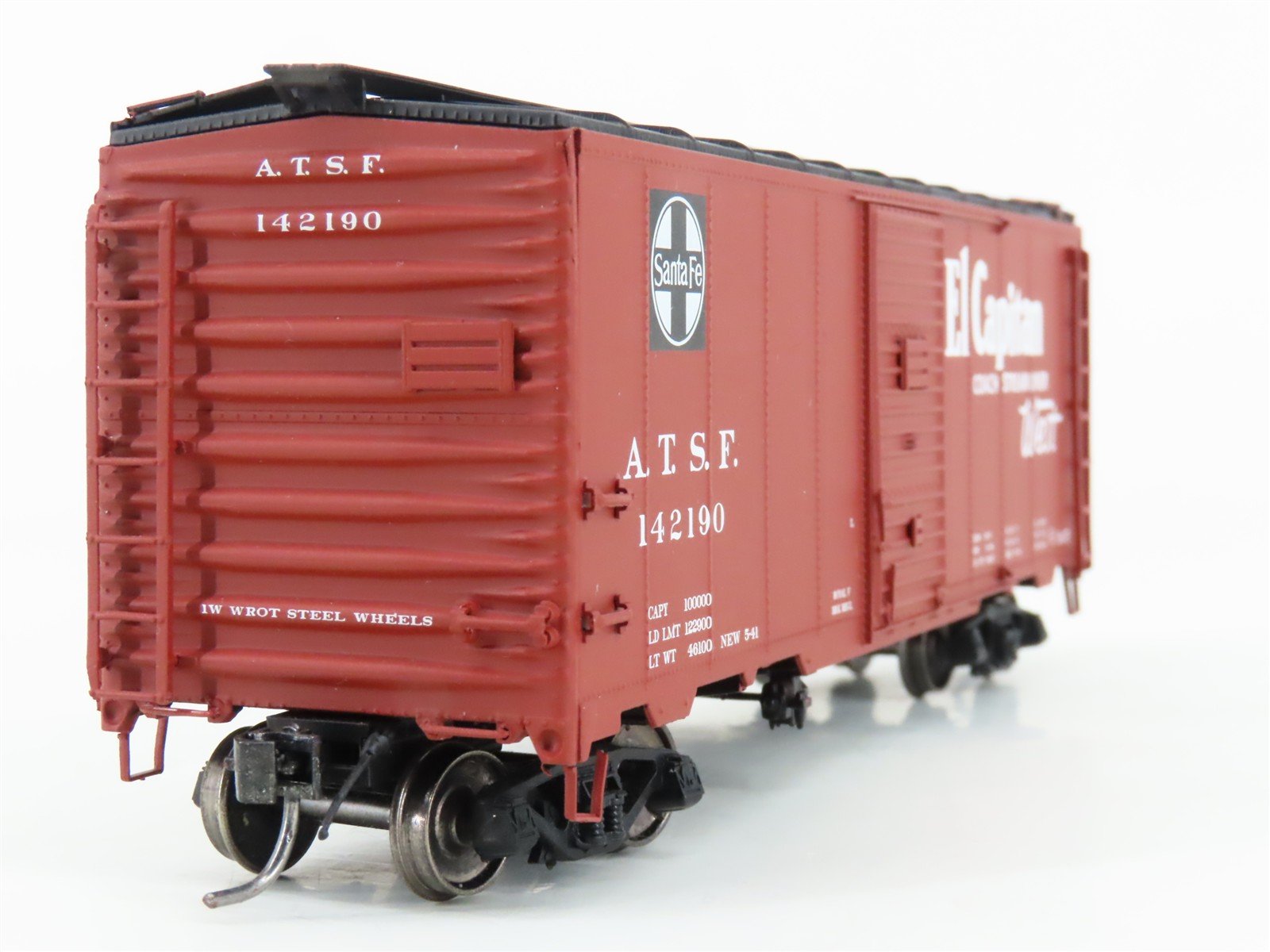 HO Scale Intermountain 45833-02 ATSF Santa Fe 40' 1937 AAR Boxcar #142190