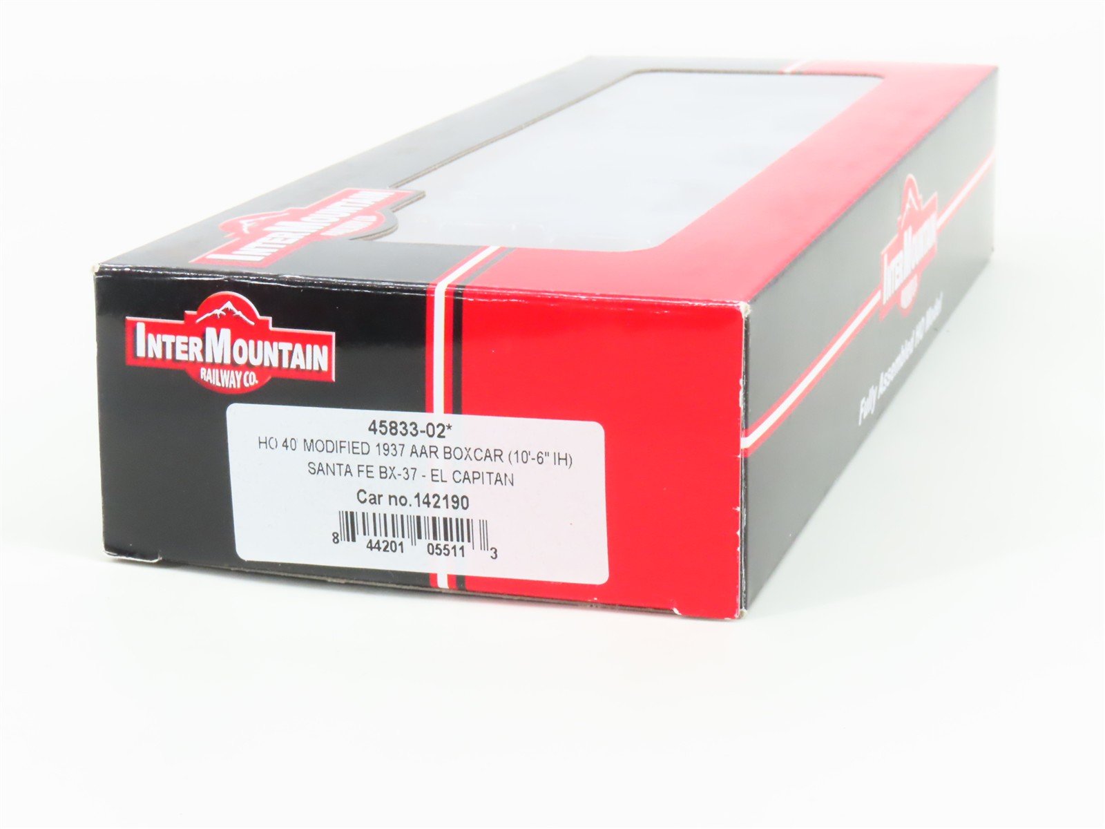 HO Scale Intermountain 45833-02 ATSF Santa Fe 40' 1937 AAR Boxcar #142190