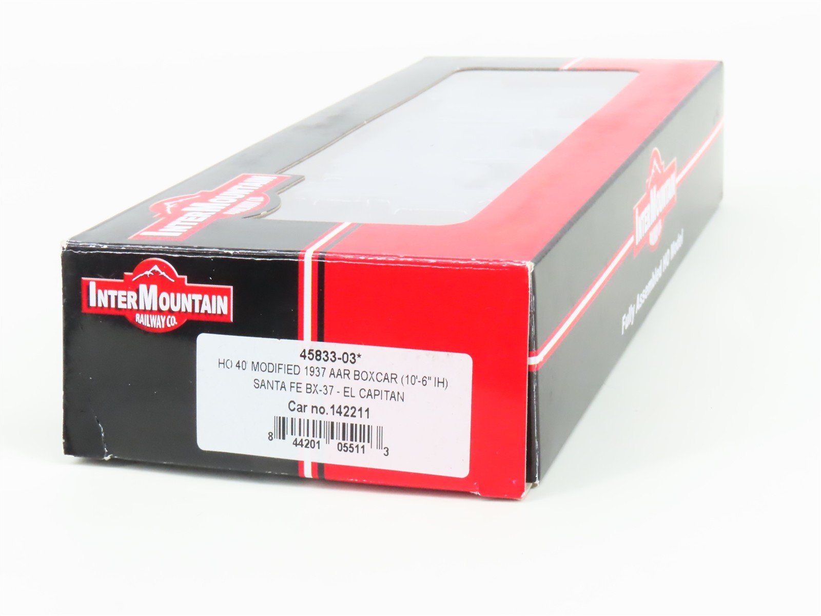 HO Scale Intermountain 45833-03 ATSF Santa Fe 40' 1937 AAR Boxcar #142211