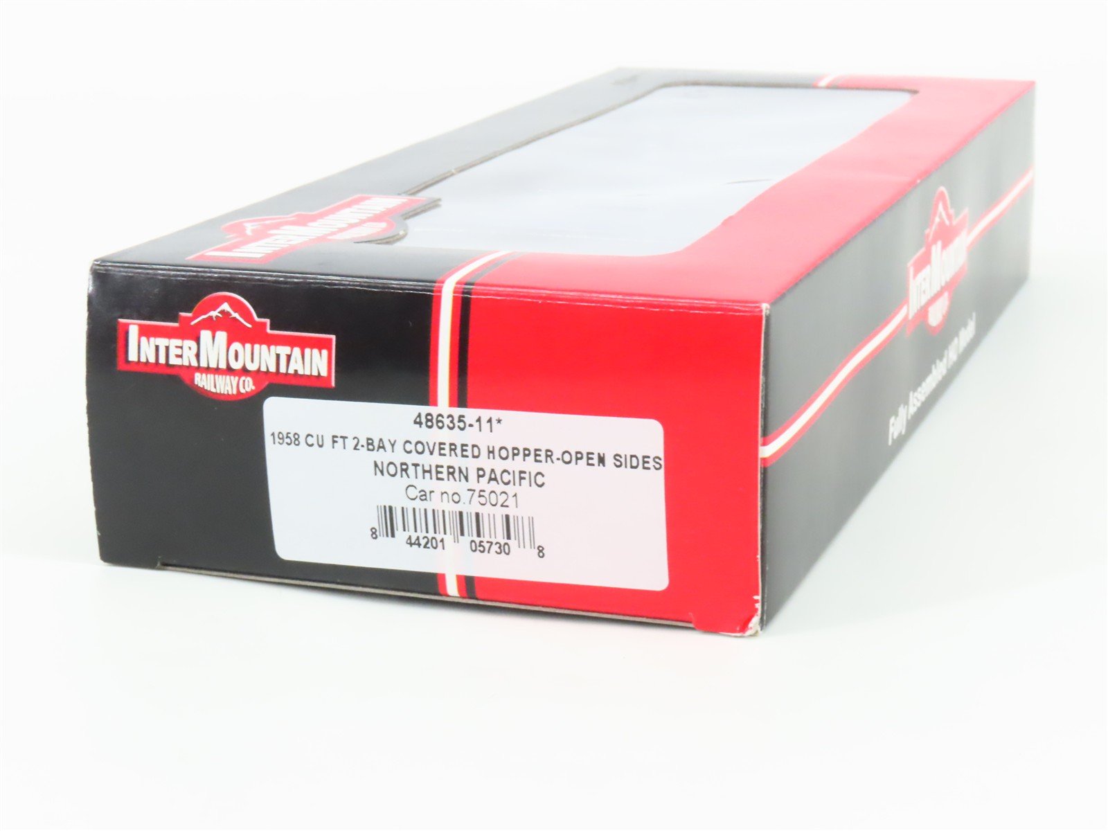 HO Scale Intermountain 48635-11 NP Northern Pacific 2-Bay Covered Hopper #75021