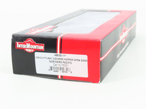 HO Scale Intermountain 48635-11 NP Northern Pacific 2-Bay Covered Hopper #75021