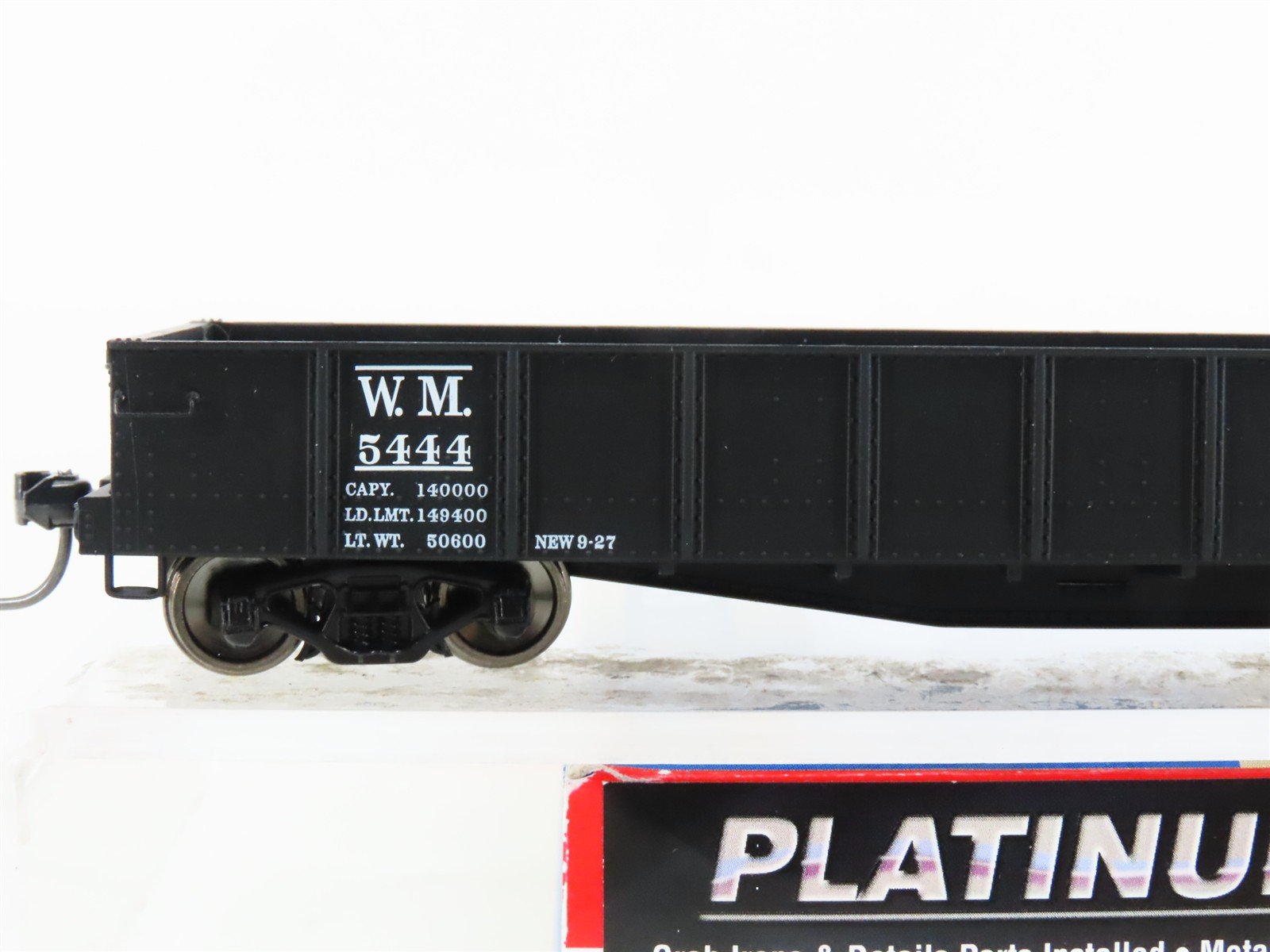 HO Scale Walthers Platinum 932-7472 WM Western Maryland 46' USRA Gondola #5444