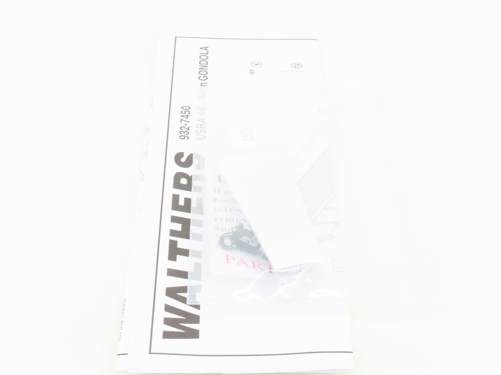 HO Scale Walthers Platinum 932-7472 WM Western Maryland 46' USRA Gondola #5444