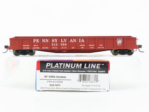 HO Scale Walthers Platinum 932-7471 PRR Pennsylvania 46' USRA Gondola #315898