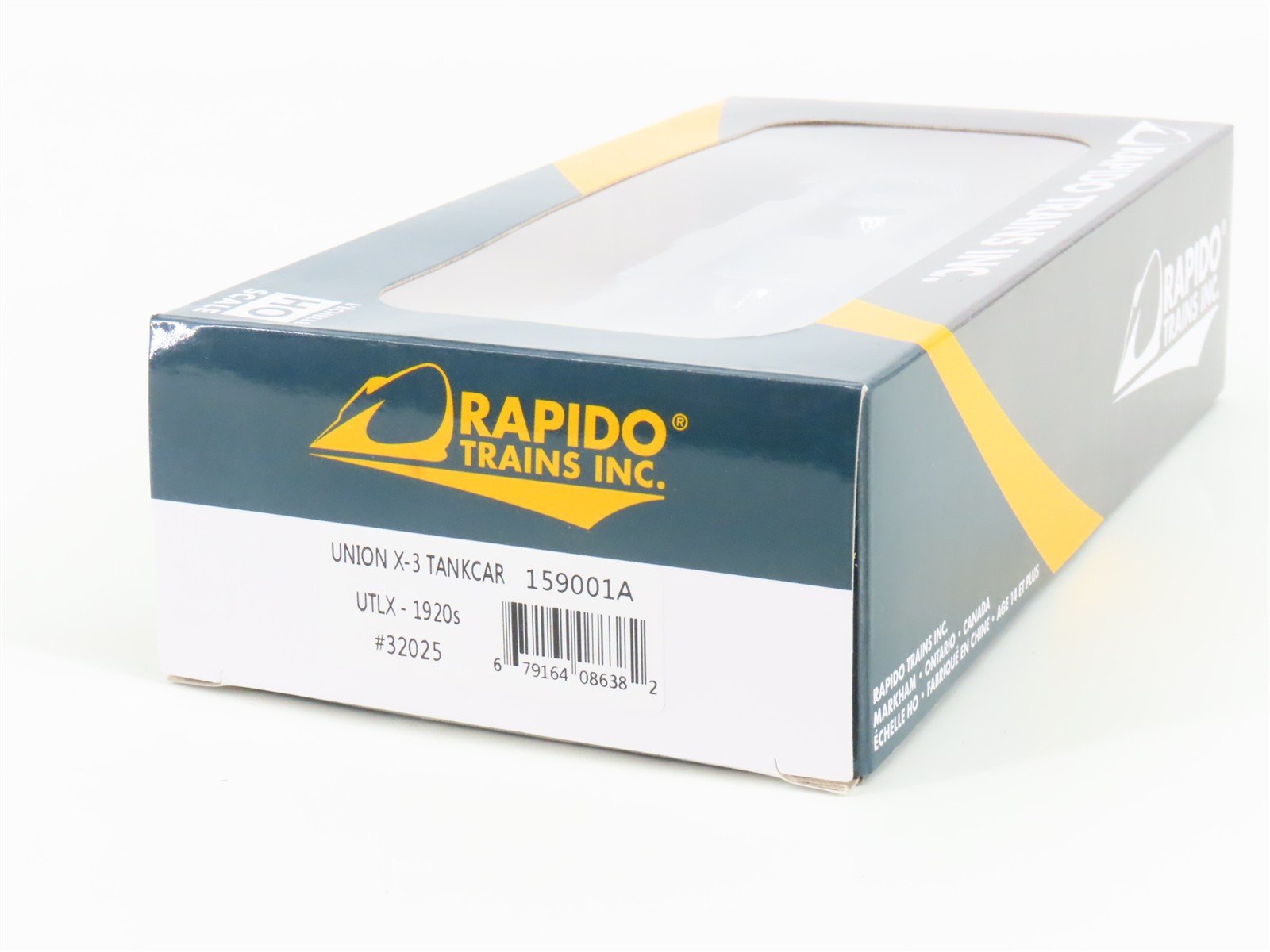 HO Scale Rapido 159001A UTLX Union Tank Car Co. Single Dome Tankcar #32025