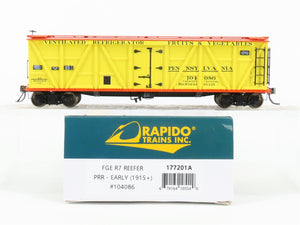 HO Scale Rapido 177201A FGE/PRR Pennsylvania R7 Reefer Car #104086