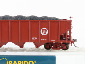 HO Scale Rapido 178003A PRR Pennsylvania H21A 4-Bay Hopper #743816 w/ Coal Load