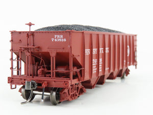 HO Scale Rapido 178003A PRR Pennsylvania H21A 4-Bay Hopper #743816 w/ Coal Load