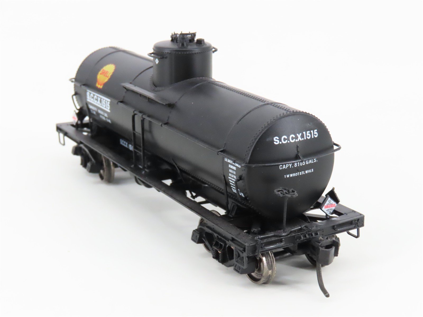 HO Scale Proto 2000 SCCX Shell Oil 8k Gal Type 21 Single Dome Tankcar #1515