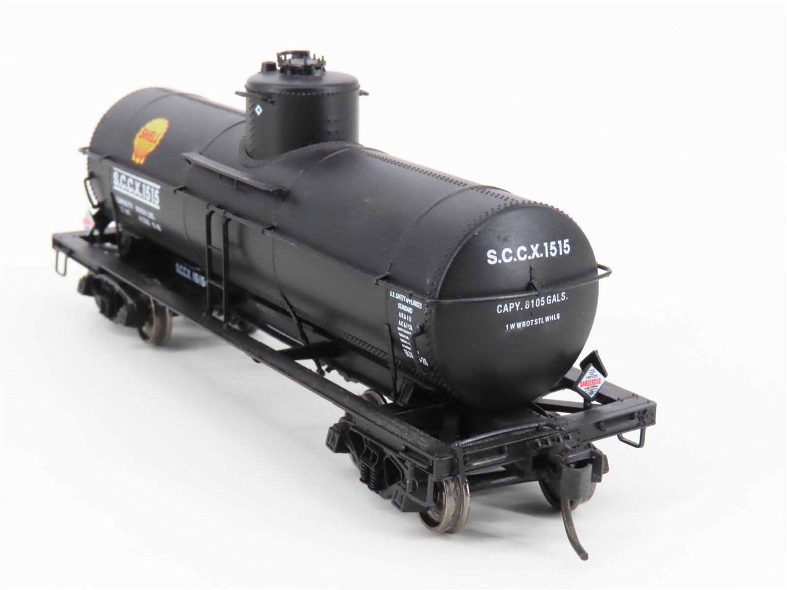 HO Scale Proto 2000 SCCX Shell Oil 8k Gal Type 21 Single Dome Tankcar #1515