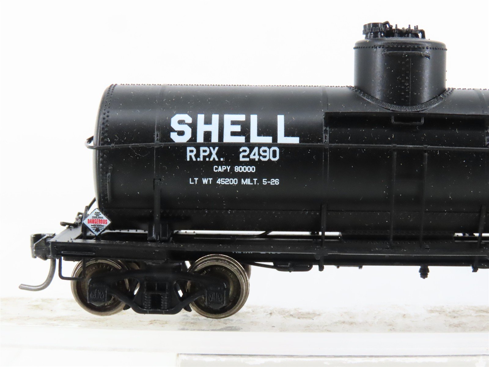 HO Scale Proto 2000 30652 RPX Shell 8k Gal Type 21 Single Dome Tankcar #2490