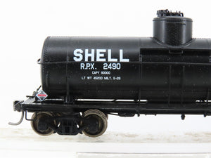 HO Scale Proto 2000 30652 RPX Shell 8k Gal Type 21 Single Dome Tankcar #2490
