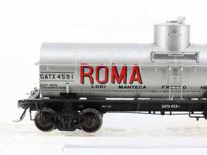 HO Scale Tangent 19120-04 GATX Roma Wine California Single Dome Tankcar #4591