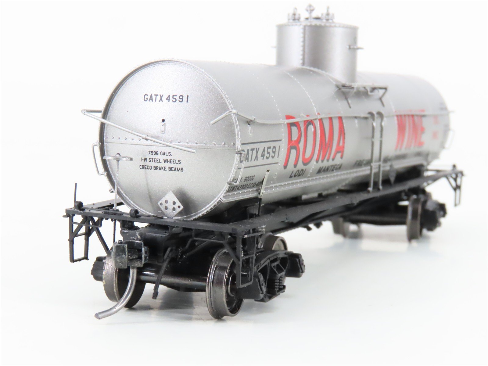 HO Scale Tangent 19120-04 GATX Roma Wine California Single Dome Tankcar #4591