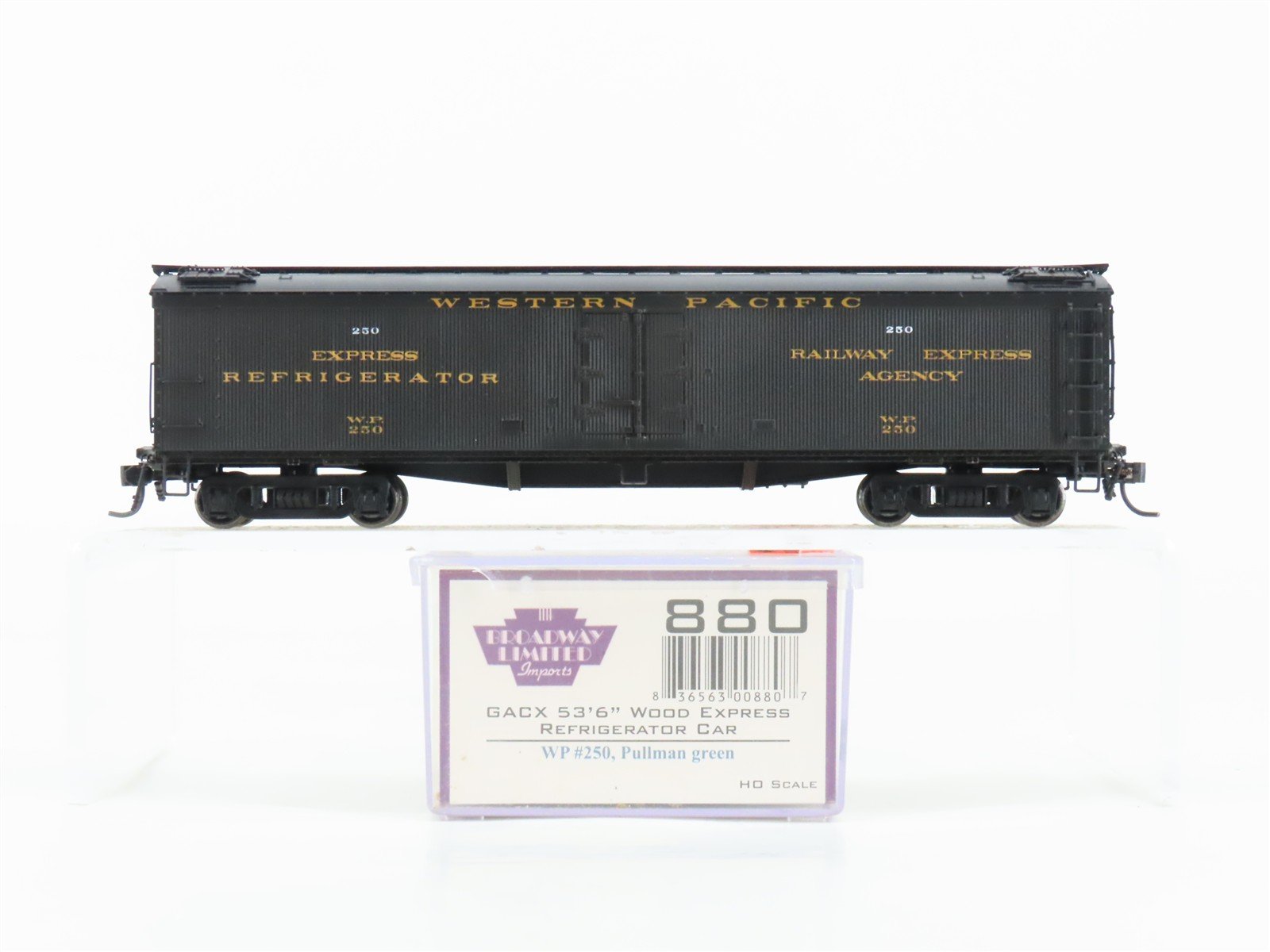 HO Scale Broadway Limited BLI 880 WP Western Pacific 53' Express Reefer #250