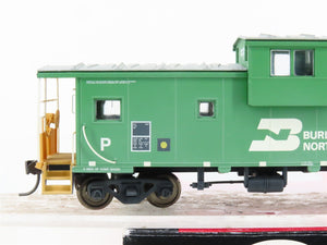 HO Atlas 1901-2 BN Burlington Northern Wide Vision Caboose #12203 Weathered