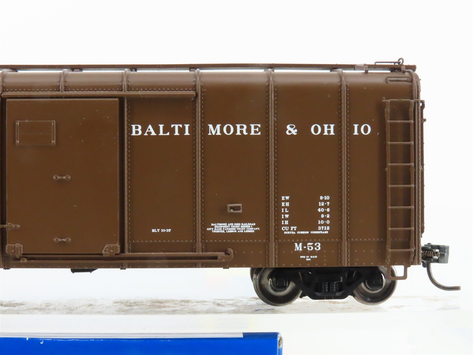HO Scale Fox Valley FVM 30303 B&O Baltimore & Ohio Wagontop Boxcar #381303