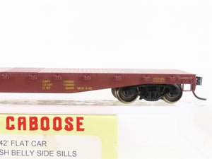 HO Scale Red Caboose RC-22171 WP Western Pacific 42' Fishbelly Flatcar #2869