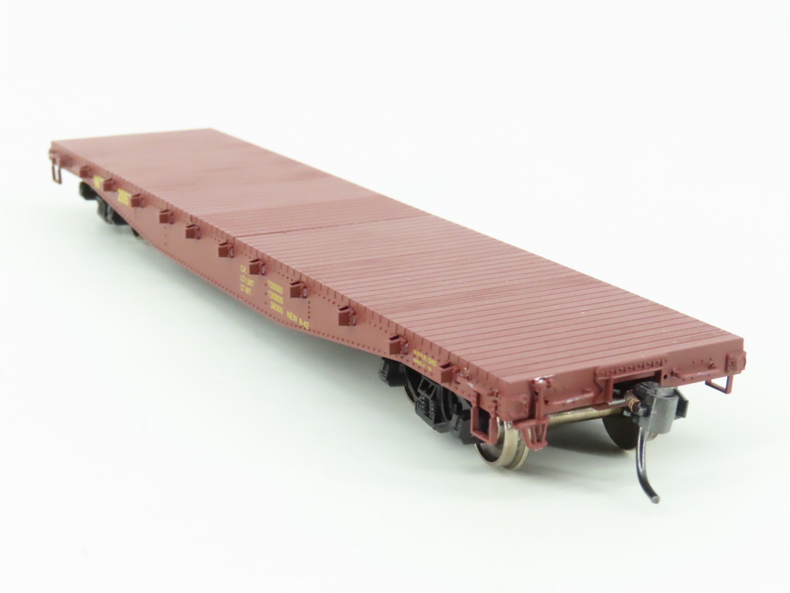 HO Scale Red Caboose RC-22171 WP Western Pacific 42' Fishbelly Flatcar #2869