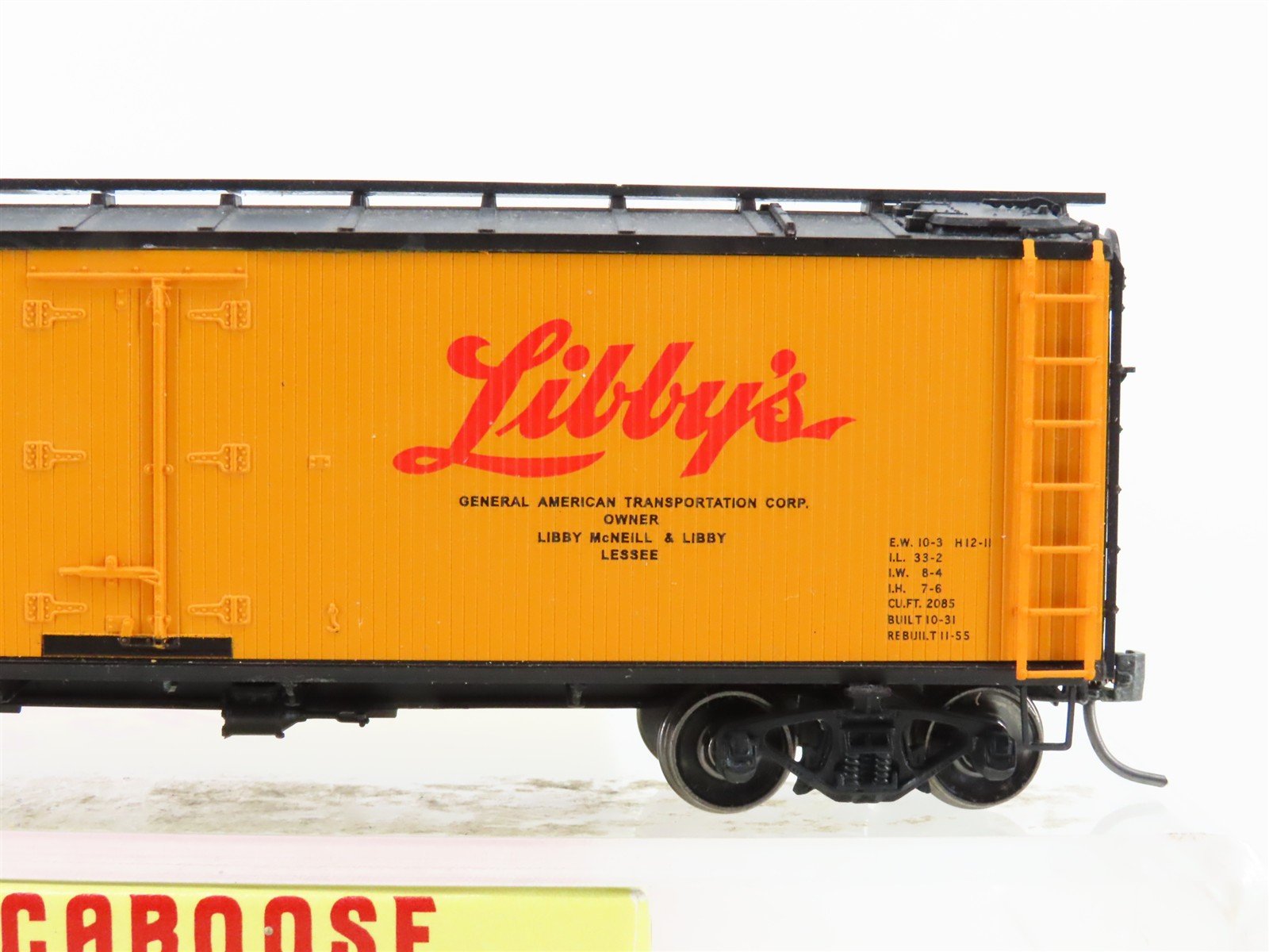HO Scale Red Caboose RC-4425-2 LMLX Libby McNeill R-30-12-9 Reefer Car #1615