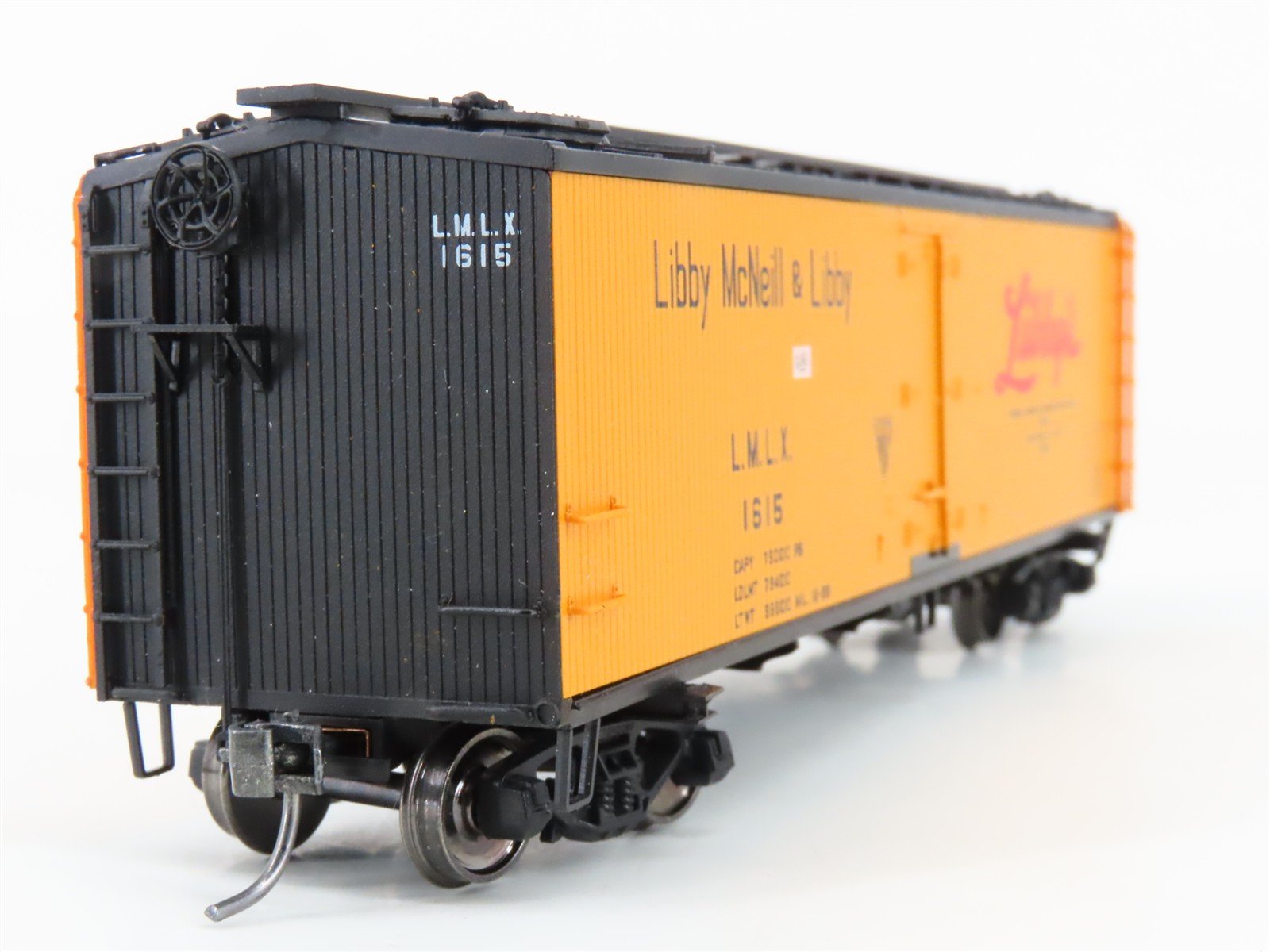 HO Scale Red Caboose RC-4425-2 LMLX Libby McNeill R-30-12-9 Reefer Car #1615