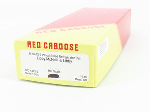 HO Scale Red Caboose RC-4425-2 LMLX Libby McNeill R-30-12-9 Reefer Car #1615
