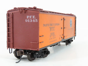 HO Red Caboose RR-34124-2 PFE Union Pacific R-30-12-9 Reefer #91345 Weathered