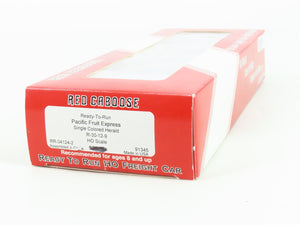 HO Red Caboose RR-34124-2 PFE Union Pacific R-30-12-9 Reefer #91345 Weathered