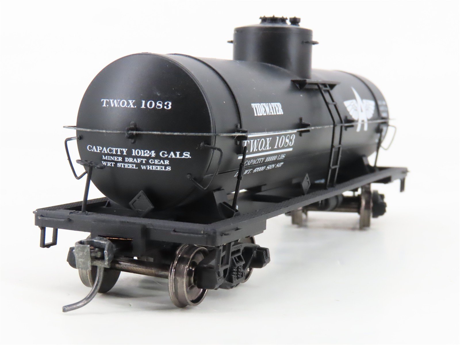 HO Scale Red Caboose RR-33054-01 TWOX Tidewater Single Dome Tankcar #1083