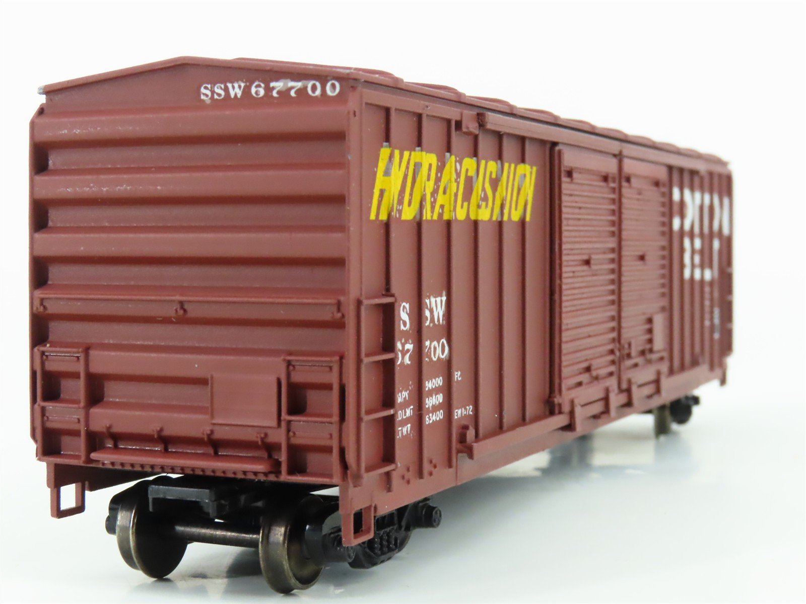 HO Scale Athearn 5070 SSW Cotton Belt 50' Double Door Box Car #67700 Custom