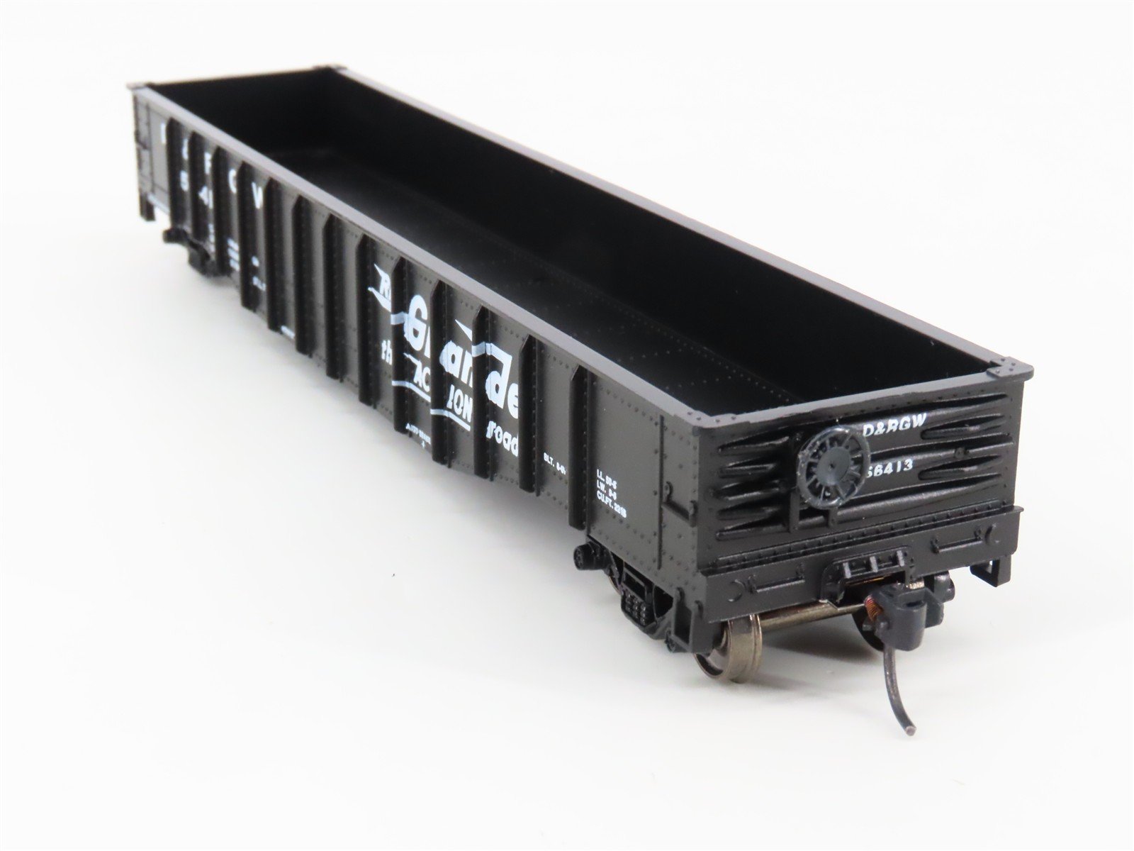 HO Scale Athearn Bev-Bel 1346-3 D&RGW Rio Grande 50' Open Steel Gondola #56413