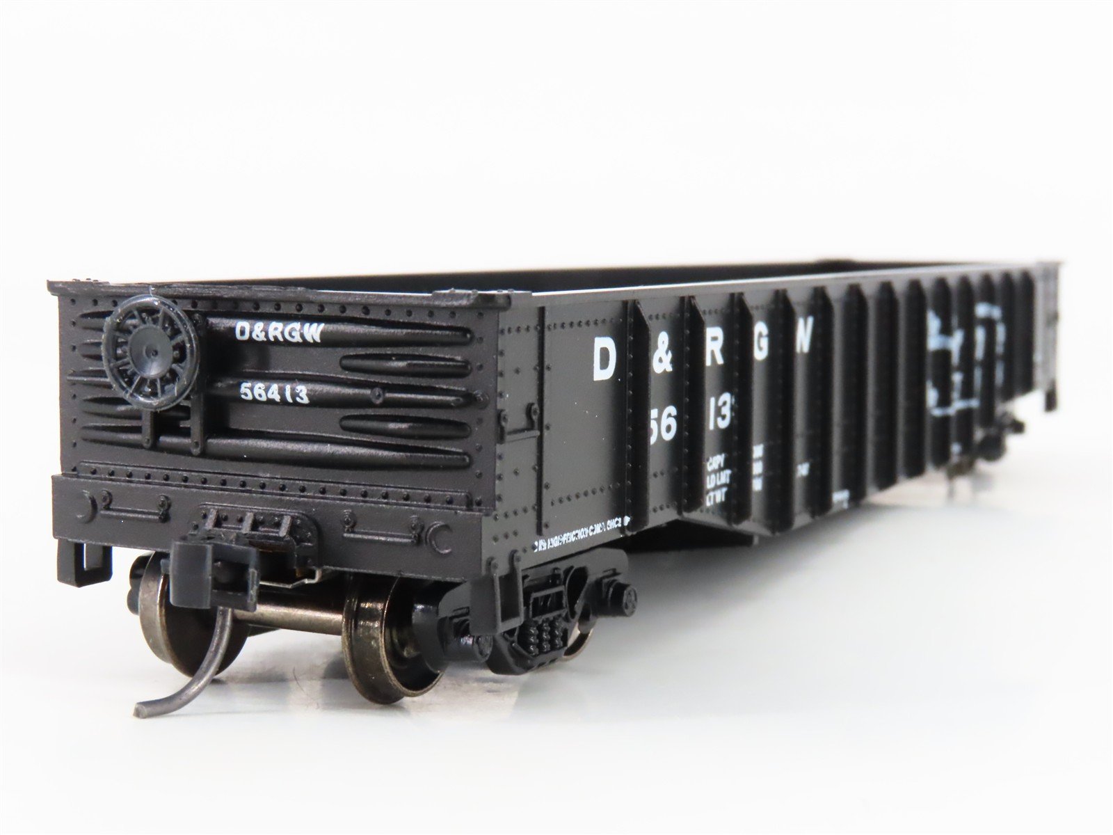 HO Scale Athearn Bev-Bel 1346-3 D&RGW Rio Grande 50' Open Steel Gondola #56413