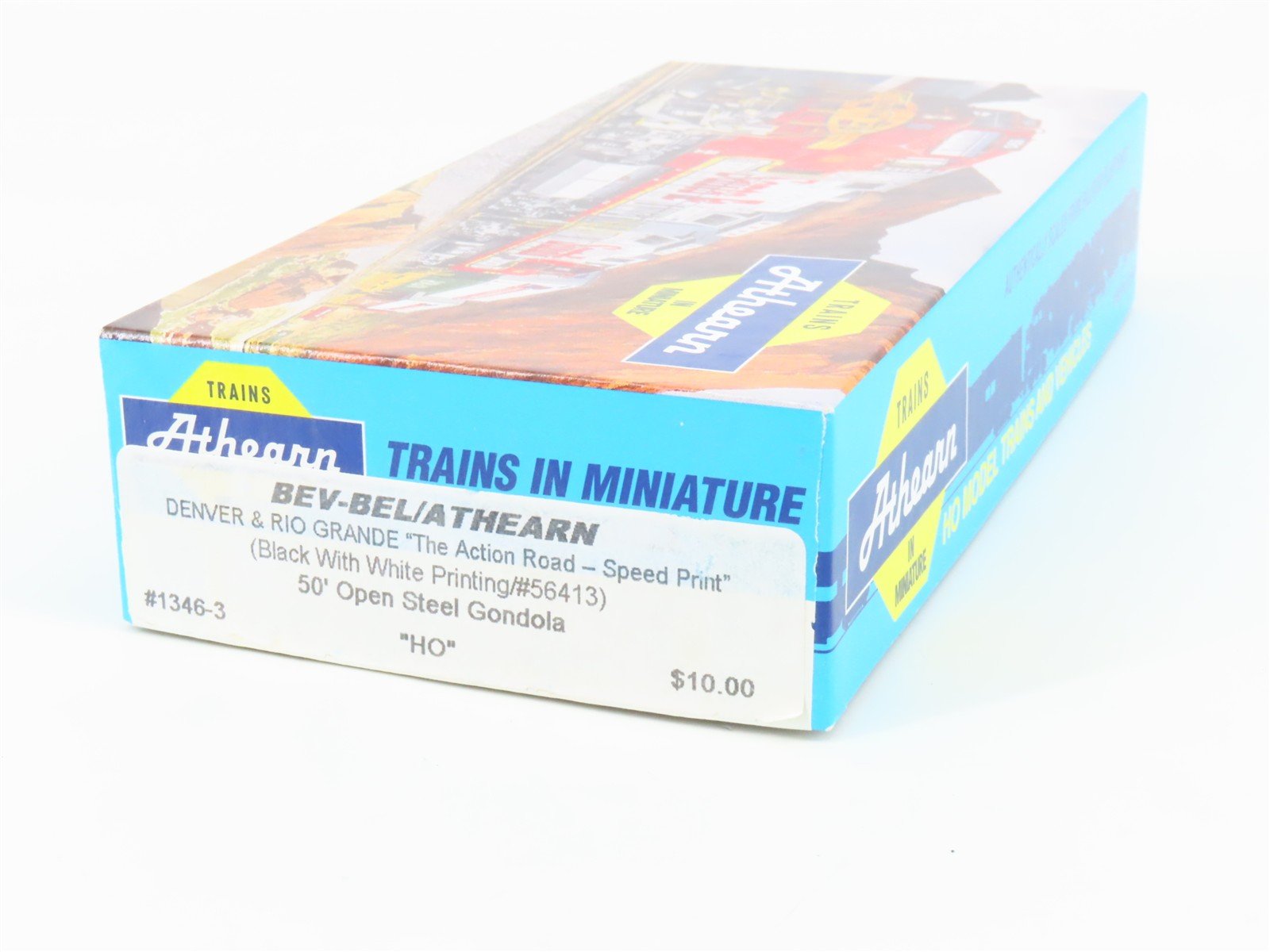 HO Scale Athearn Bev-Bel 1346-3 D&RGW Rio Grande 50' Open Steel Gondola #56413