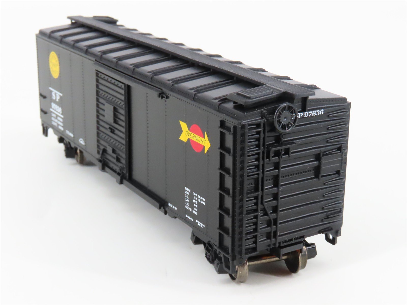HO Scale Athearn Bev-Bel 1139-4 SP Southern Pacific Overnight 40' Box Car #97636