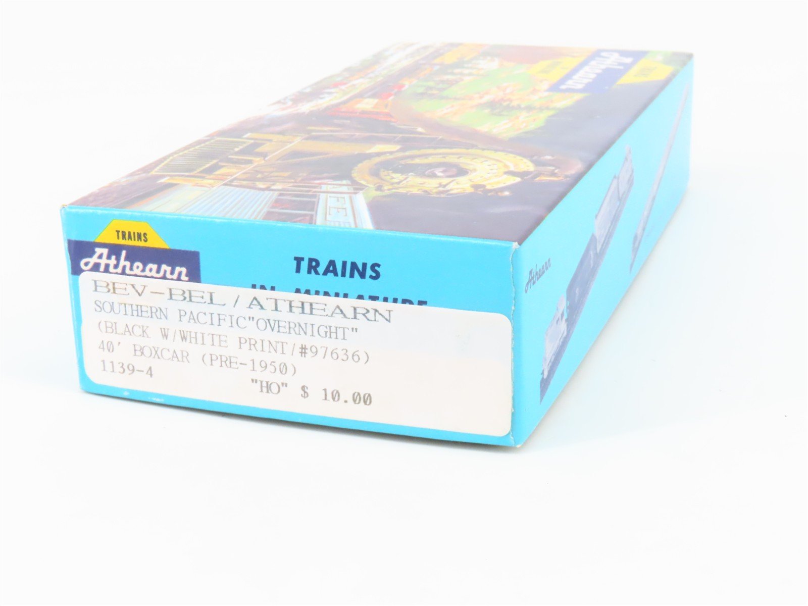 HO Scale Athearn Bev-Bel 1139-4 SP Southern Pacific Overnight 40' Box Car #97636