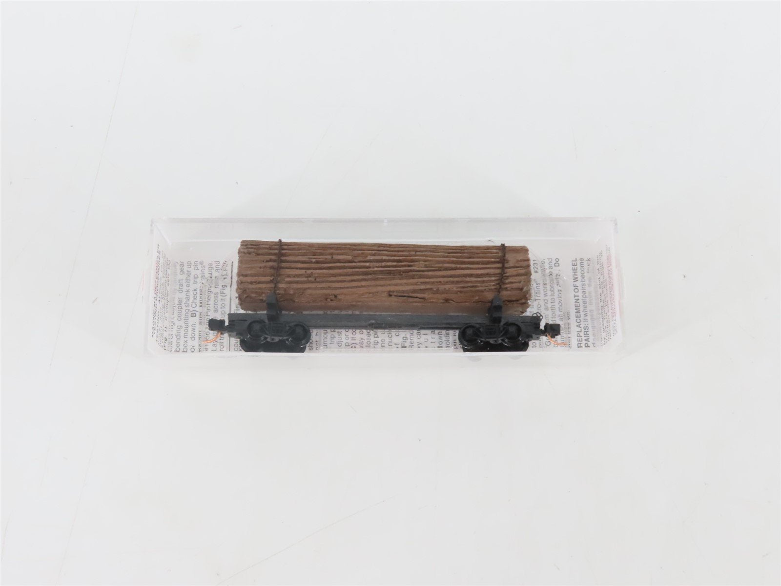 N Scale Micro-Trains MTL 113030 40' Skeleton Log Car w/ Log Load