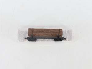 N Scale Micro-Trains MTL 113030 40' Skeleton Log Car w/ Log Load