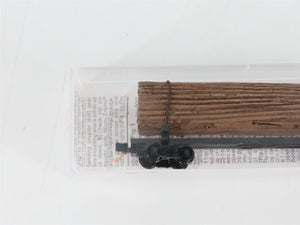 N Scale Micro-Trains MTL 113030 40' Skeleton Log Car w/ Log Load