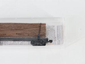 N Scale Micro-Trains MTL 113030 40' Skeleton Log Car w/ Log Load