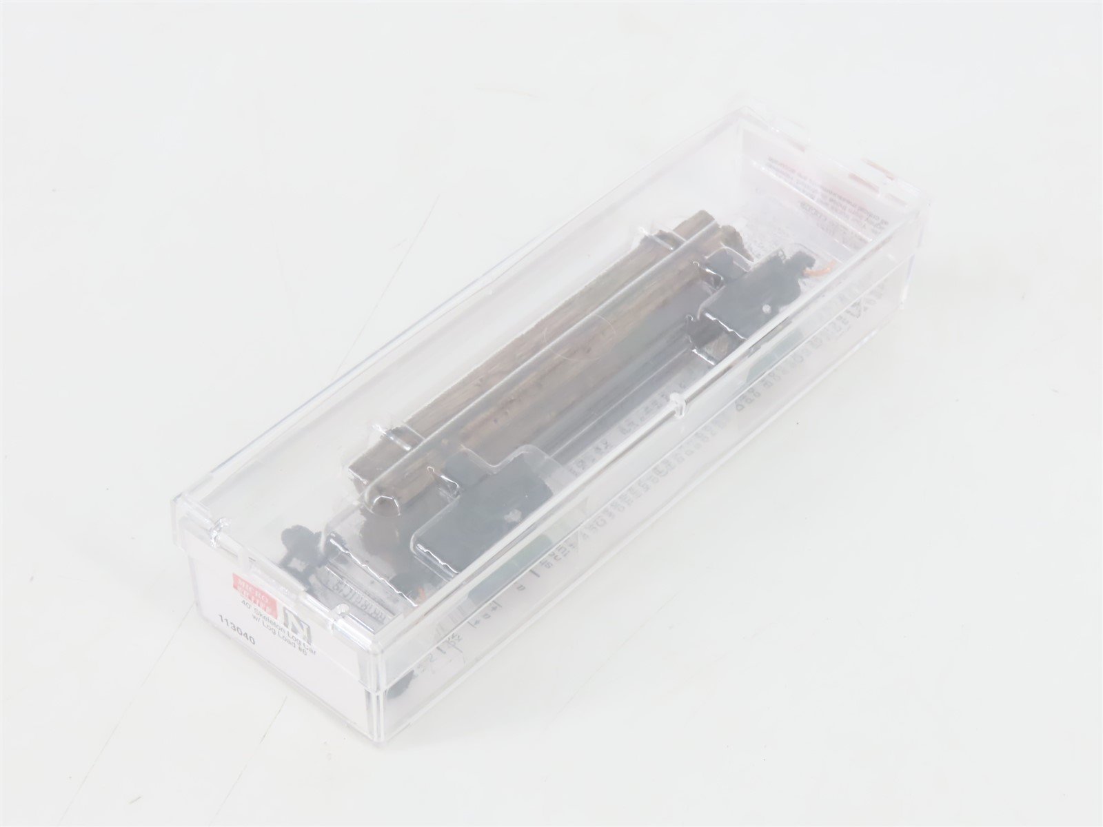 N Scale Micro-Trains MTL 113040 40' Skeleton Log Car w/ Log Load
