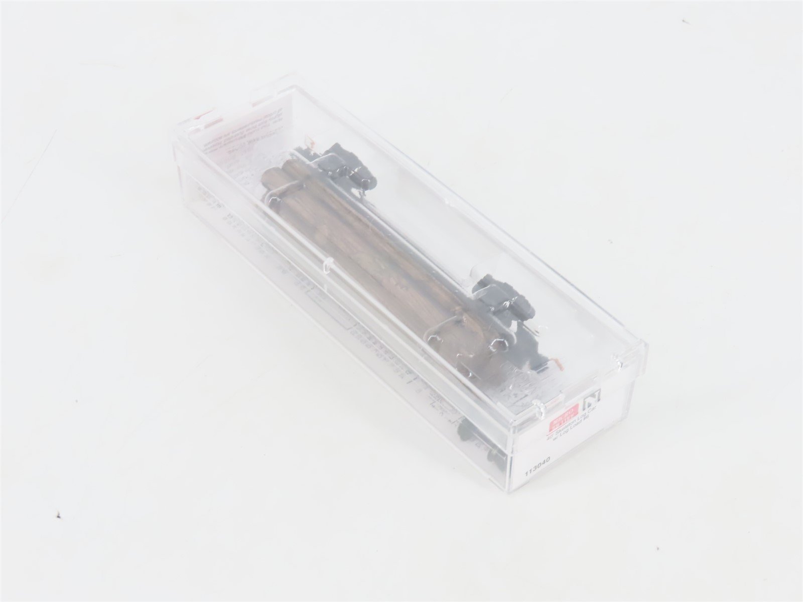 N Scale Micro-Trains MTL 113040 40' Skeleton Log Car w/ Log Load