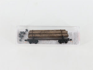 N Scale Micro-Trains MTL 113040 40' Skeleton Log Car w/ Log Load
