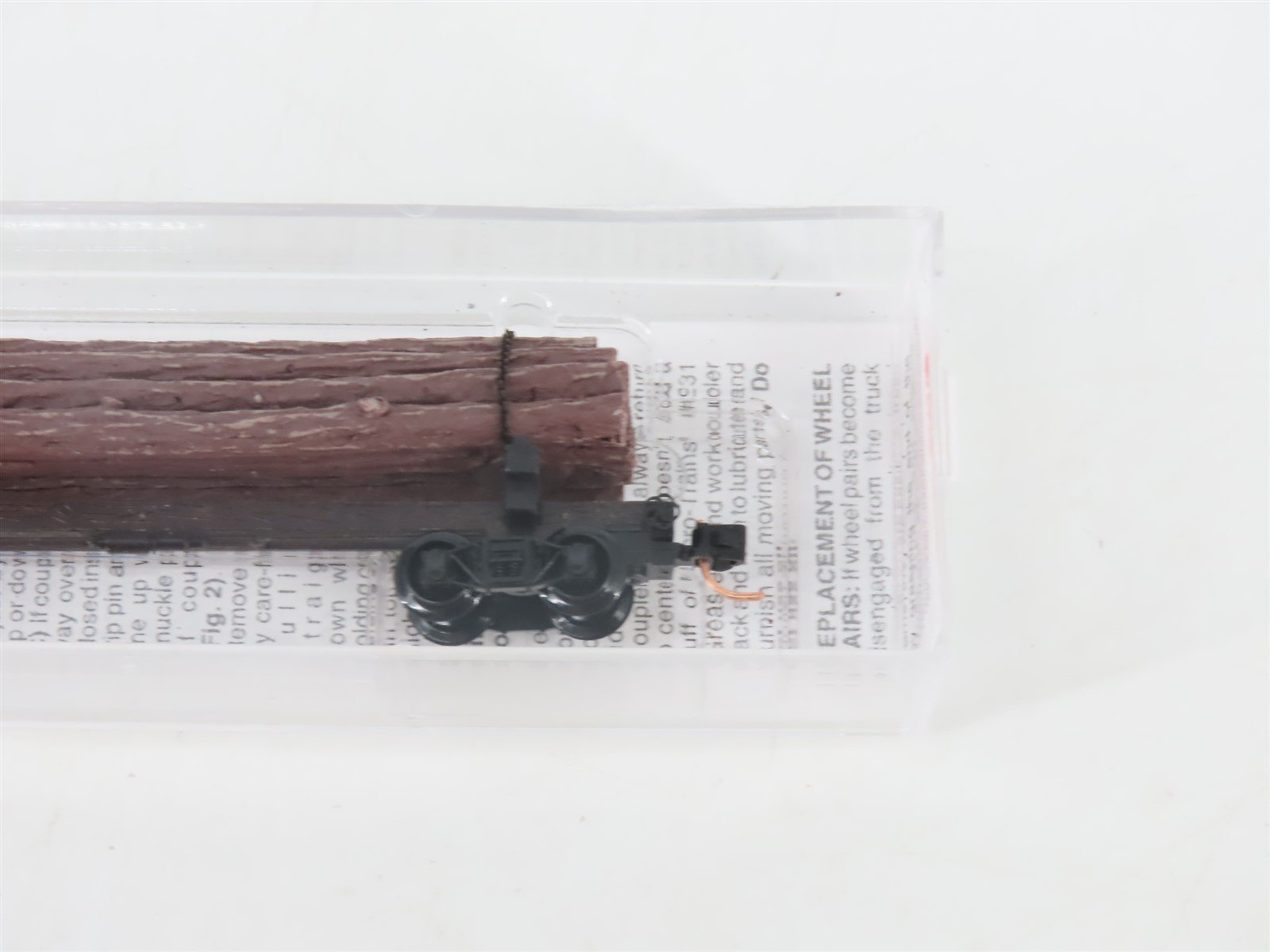 N Scale Micro-Trains MTL 113020 40' Skeleton Log Car w/ Log Load